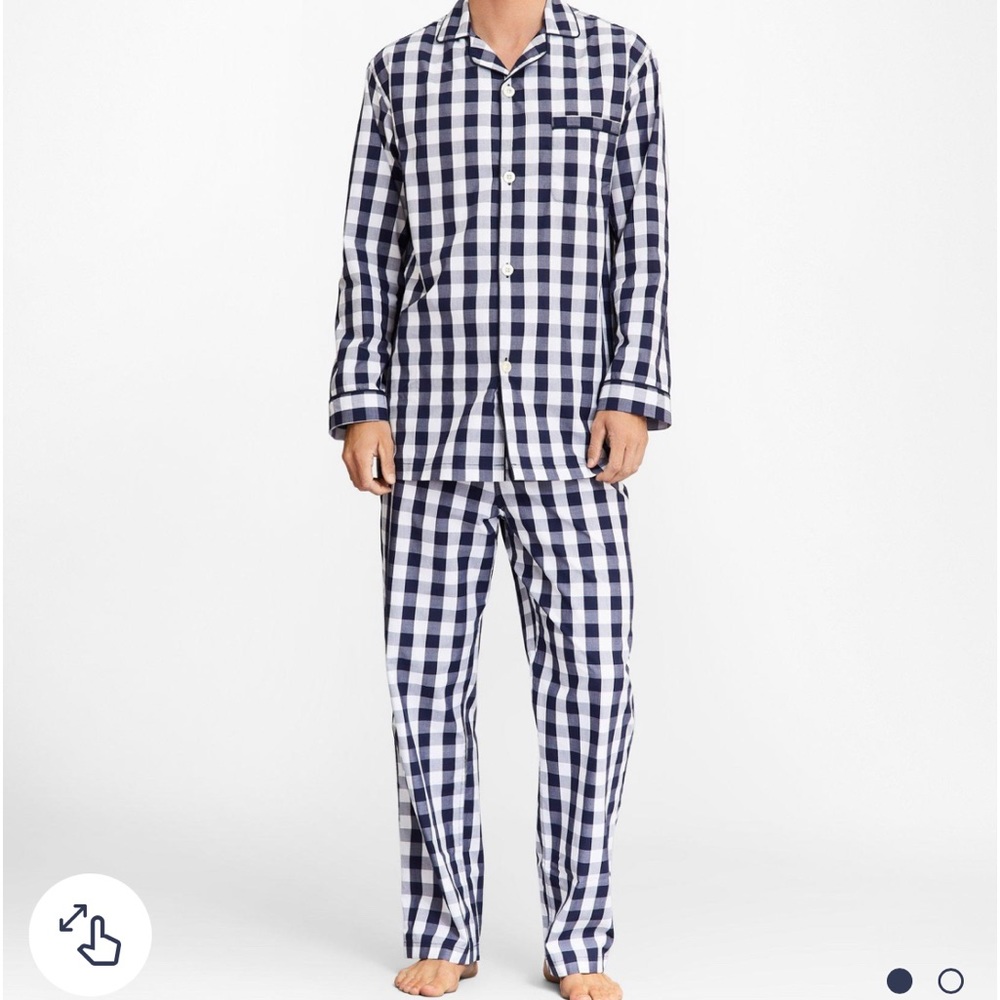 Brooks Brothers Mens Buffalo check Pajamas pants Set New w Tags M